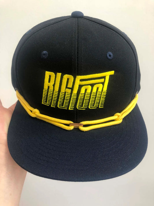 FINDLAY/BIGFOOT COLLAB HAT - BLACK, BLUE BILL AND DETAILS